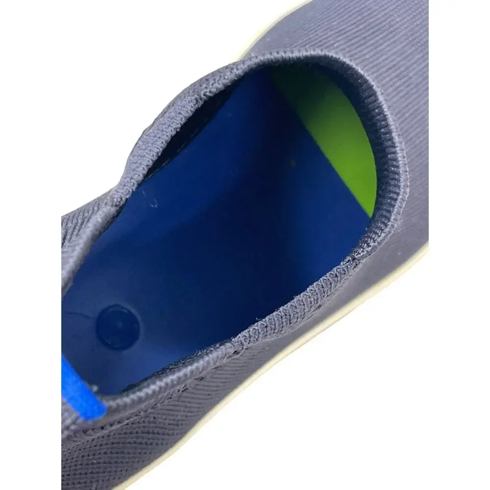 Rothy’s Chelsea Boot High top Knit Pull On Sneakers Navy Blue Size 9